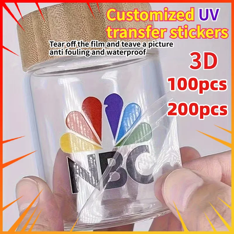 100-pezzi-adesivi-3d-personalizzati-etichette-uv-impermeabili-dtf-per-matrimoni-e-feste-di-compleanno-personalizzazione-logo