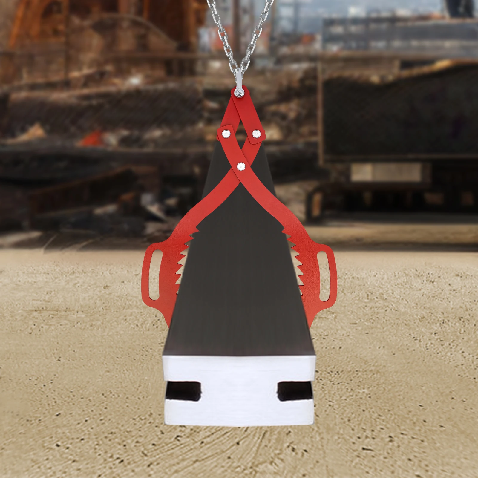 

Противоскользящий крюк для деревянных брусков - 25 дюймов - красный, для подъема бревен, из углеродистой стали