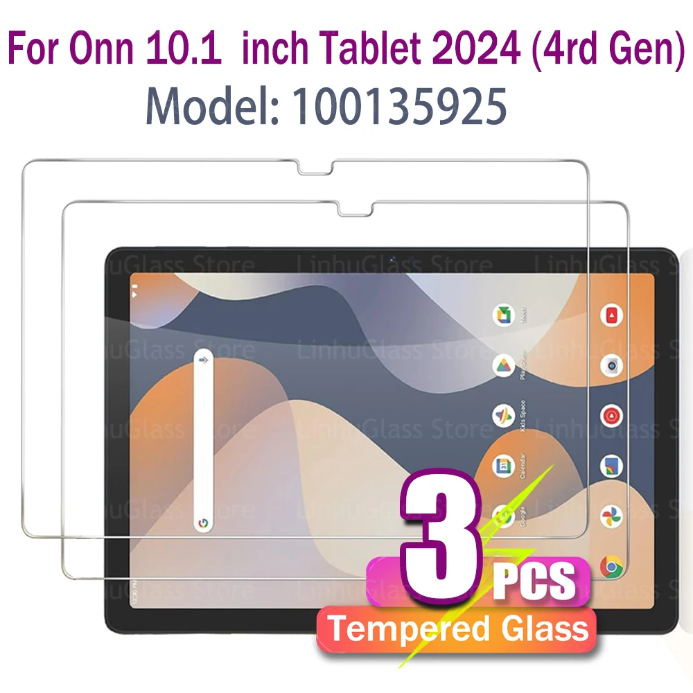Screen Protector for Onn 10.1 Inch Tablet 2024 Model (100135