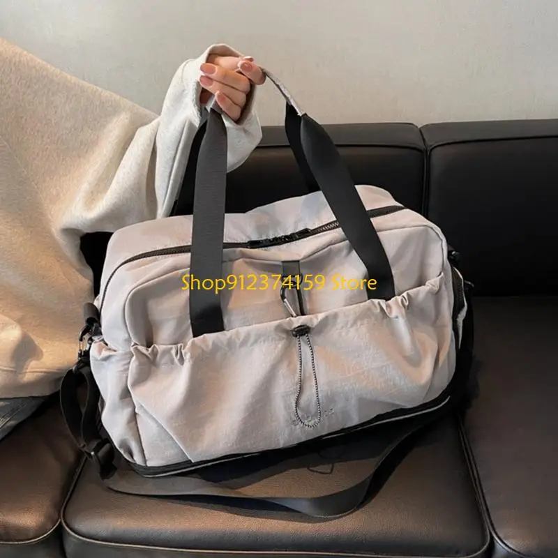 G5AE Travel Carryall Bag Adjustable Capacity Dry Wet Separation Sports Accessory
