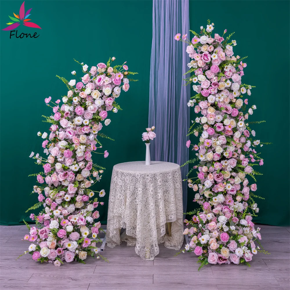 

Wedding Decoration Mariage Backdrop Decoration Artificial Floral Arrangement Rose Peony Flowers Party Event Welcome Decor Props