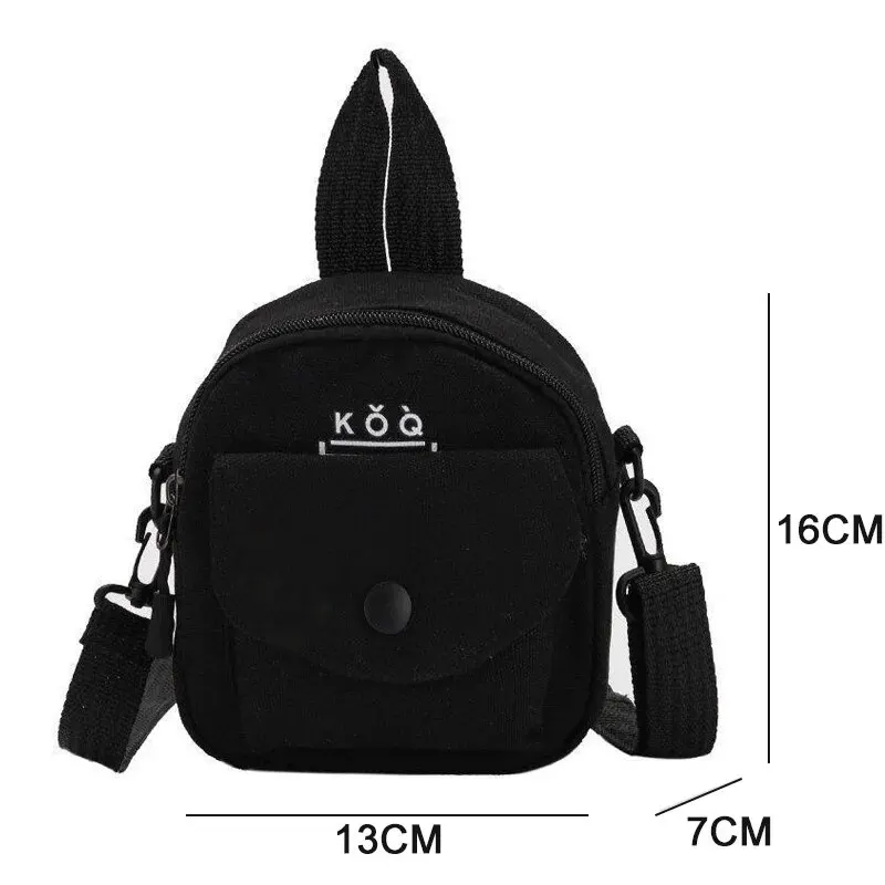 Messenger Bag New Canvas Shoulder Bag Female Small Canvas Bag Fashion Students Simple Single Shoulder Phone Bags