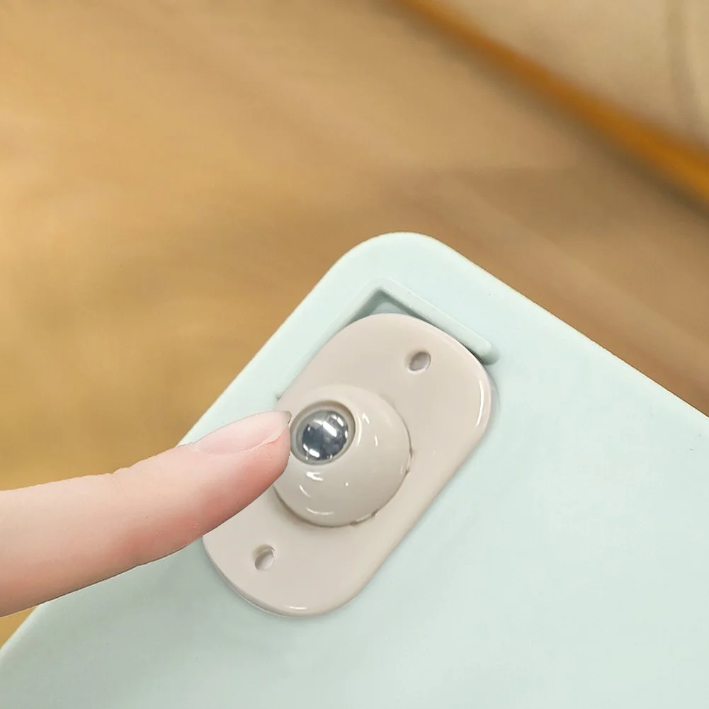 4-20 قطعة عجلات ذاتية اللصق 360 درجة تحمل عجلة عالمية صامتة غير مثقوبة الأثاث قاعدة الأسطوانة #6