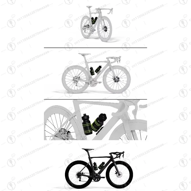 العالمي الإفراج السريع دراجة زجاجة ماء حامل أداة الحقيبة جبل المغناطيسي زجاجة ماء قفص المضادة للانزلاق دراجة زجاجة جبل #6