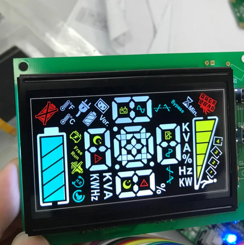 Fabriek is gespecialiseerd in het aanpassen van het TN-type 8-cijferige 6-veldcode LCD-scherm met brede code-schermmodule