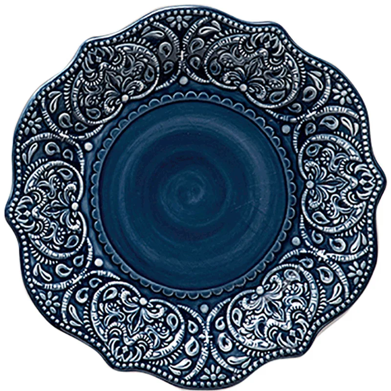 European Style Plates Creative Steak Plates Ceramic Plates Light Luxury High-end Tableware view 6