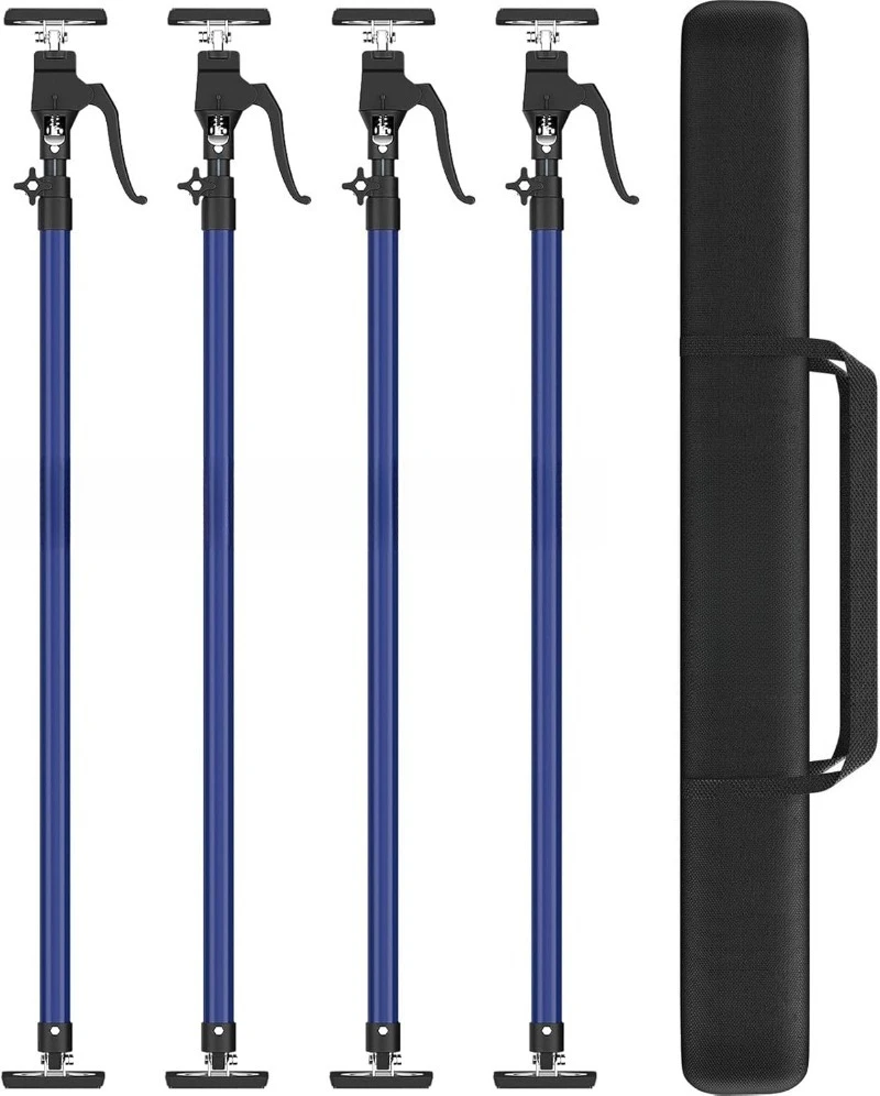 

Cabinet Jacks for Installing Cabinets, Heavy Duty Third Hand Tools Adjustable Support Pole from 49.2 in to 114.2 in, 4 P