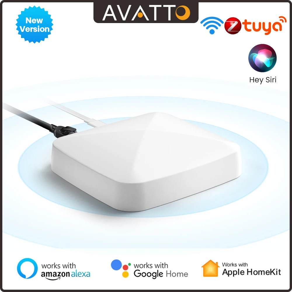 AVATTO Tuya ZigBee Gateway Hub Smart Home Bridge HomeKit APP telecomando funziona con Apple HomeKit Alexa Google Home Siri Voice