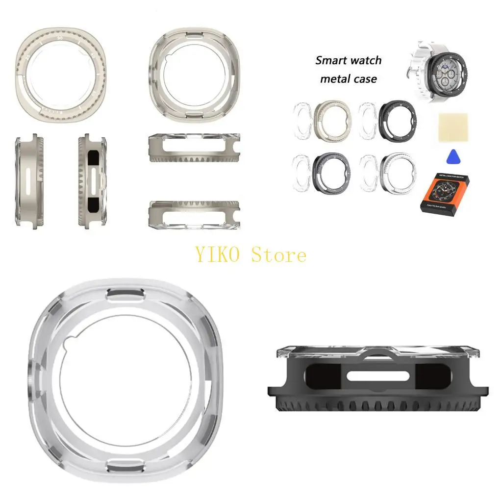 

K32C Case for GXY W8C 46mm Smartwatch Impact Resistant Design Raised Bezel