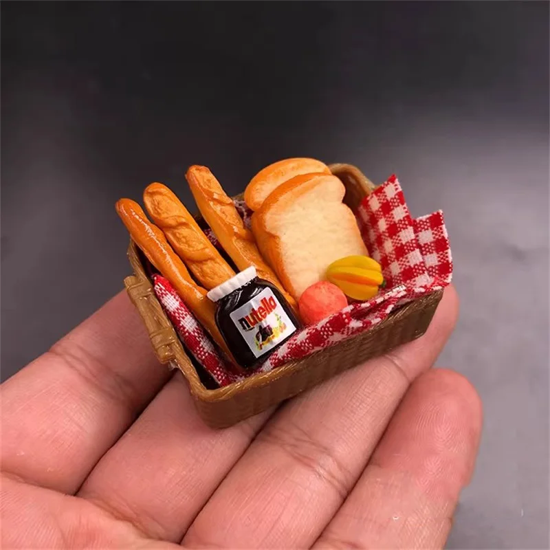 1/6 Soldier Modern Trends Mini Bread And Jam Basket High Quality Model Accessories Fit 12'' Action Figure In Stock