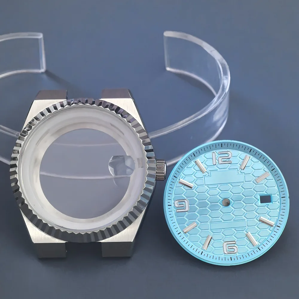 39mm Waterproof Stainless Steel Land-Dweller Case  compatible movement NH35 optional dial hands Replacement Parts - Image 3