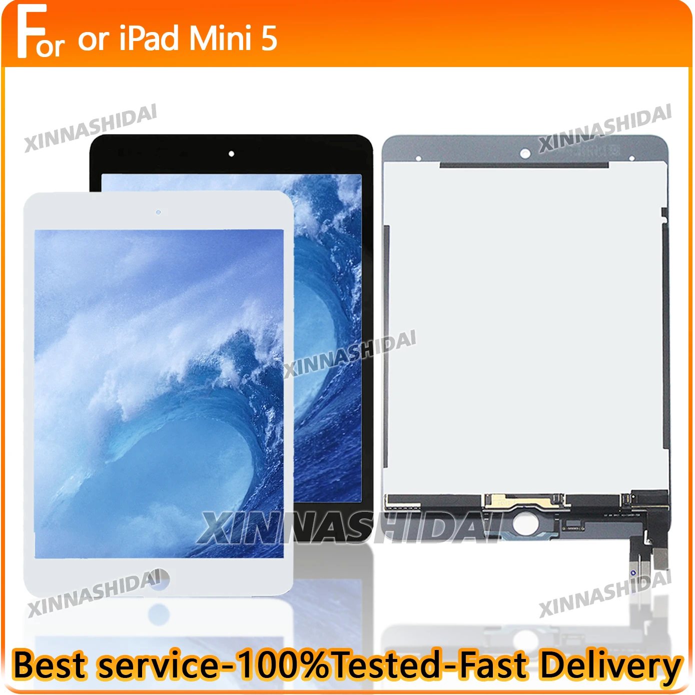 

AAAAA+ LCD For iPad Mini 5 5th Gen 2019 LCD Display Touch Screen Assembly Digitizer Replacement 100% Test