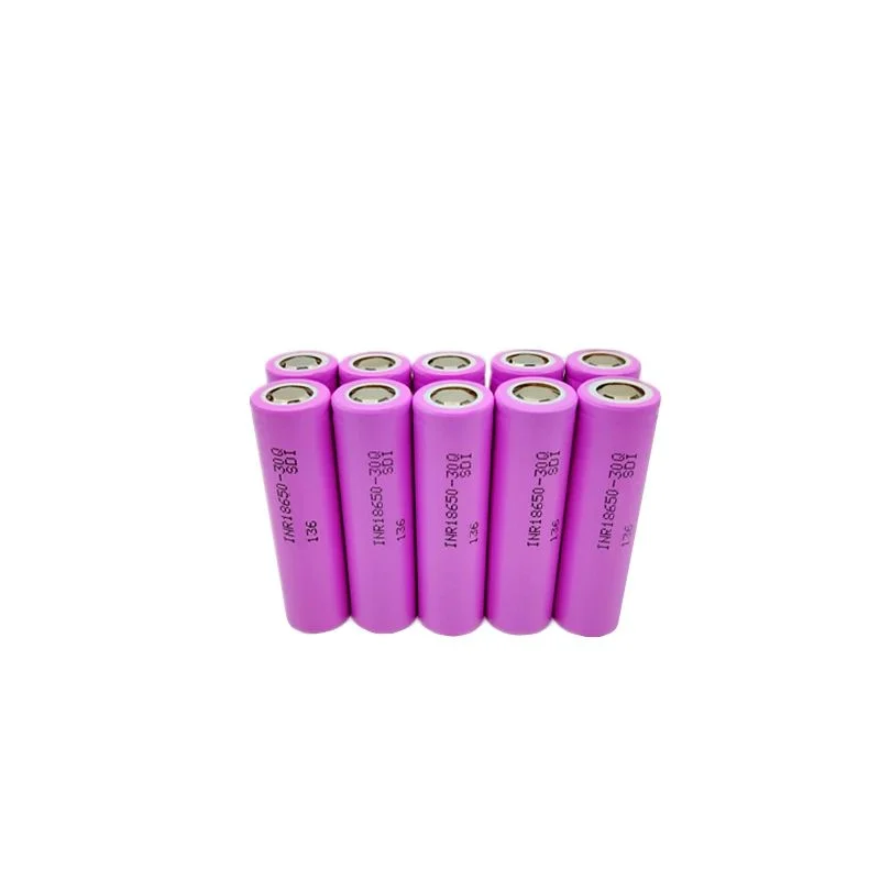 18650 Battery 30Q 3.7V 3000mAh Flat-Top Lithium Battery Multi-Purpose Rechargeable