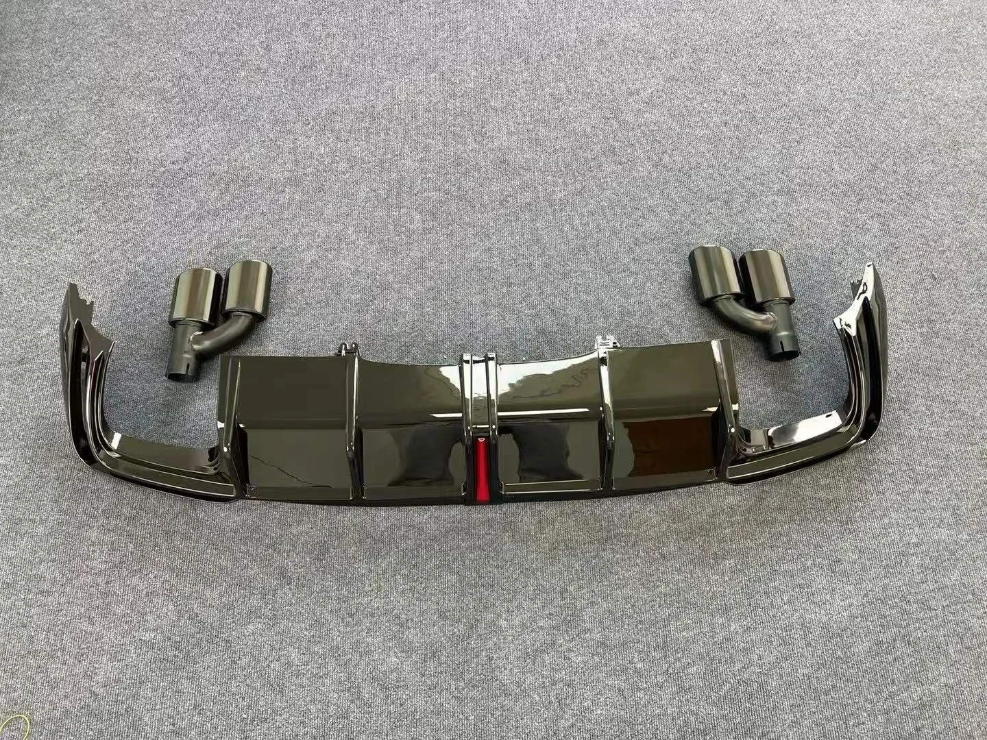 Achterbumper Lip Diffuser Voor Audi A4 S-Lijn S4 B9.5 Sport 2020 2021 2022 2023 2024 4-Deur Auto Diffuser Spoiler Carbon Kleur/PP