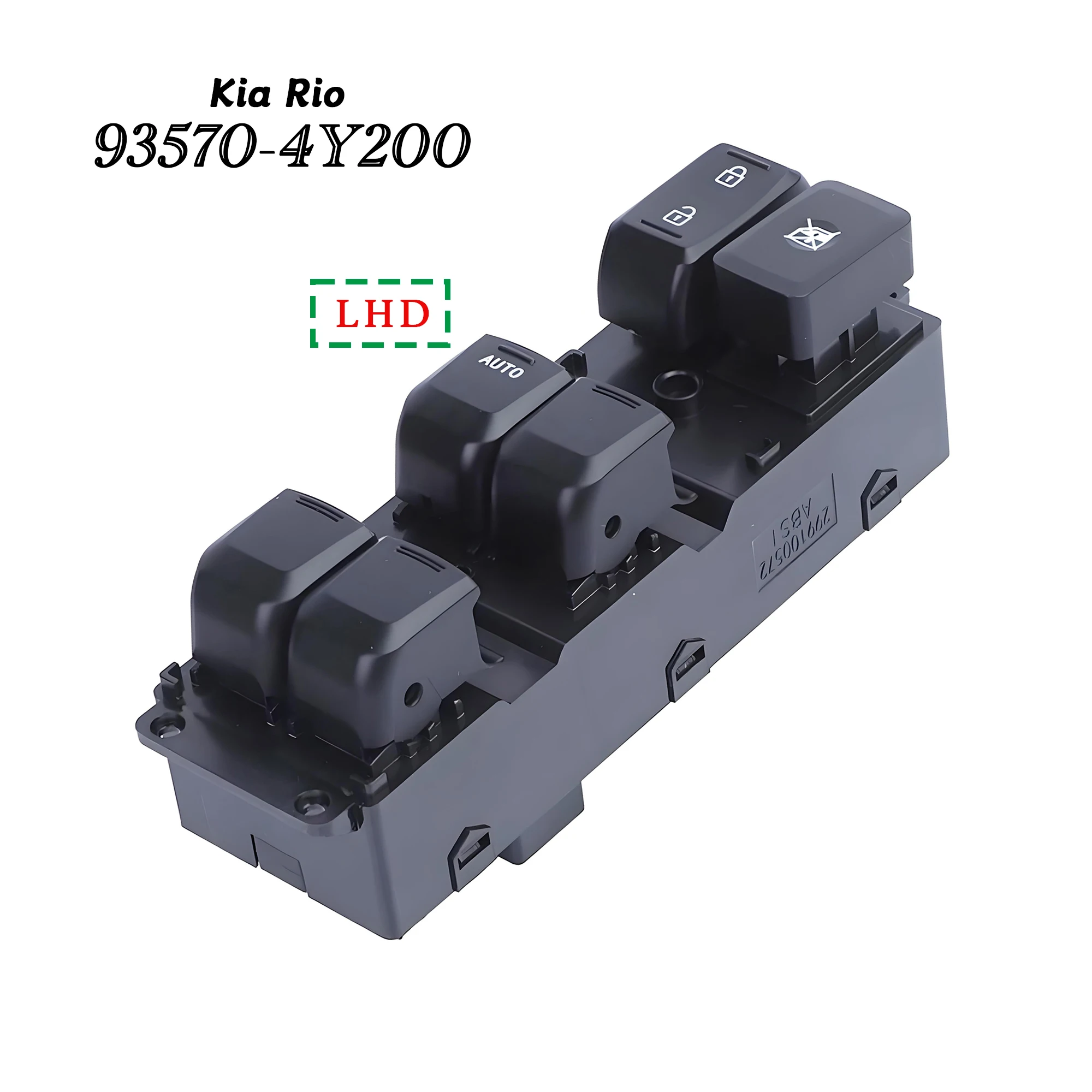 

93570-4Y200 93570-4Y201 Front Left Master Electric Power Window Lifter Control Switch For Kia RIO 2011 2012 2013 2014 2015