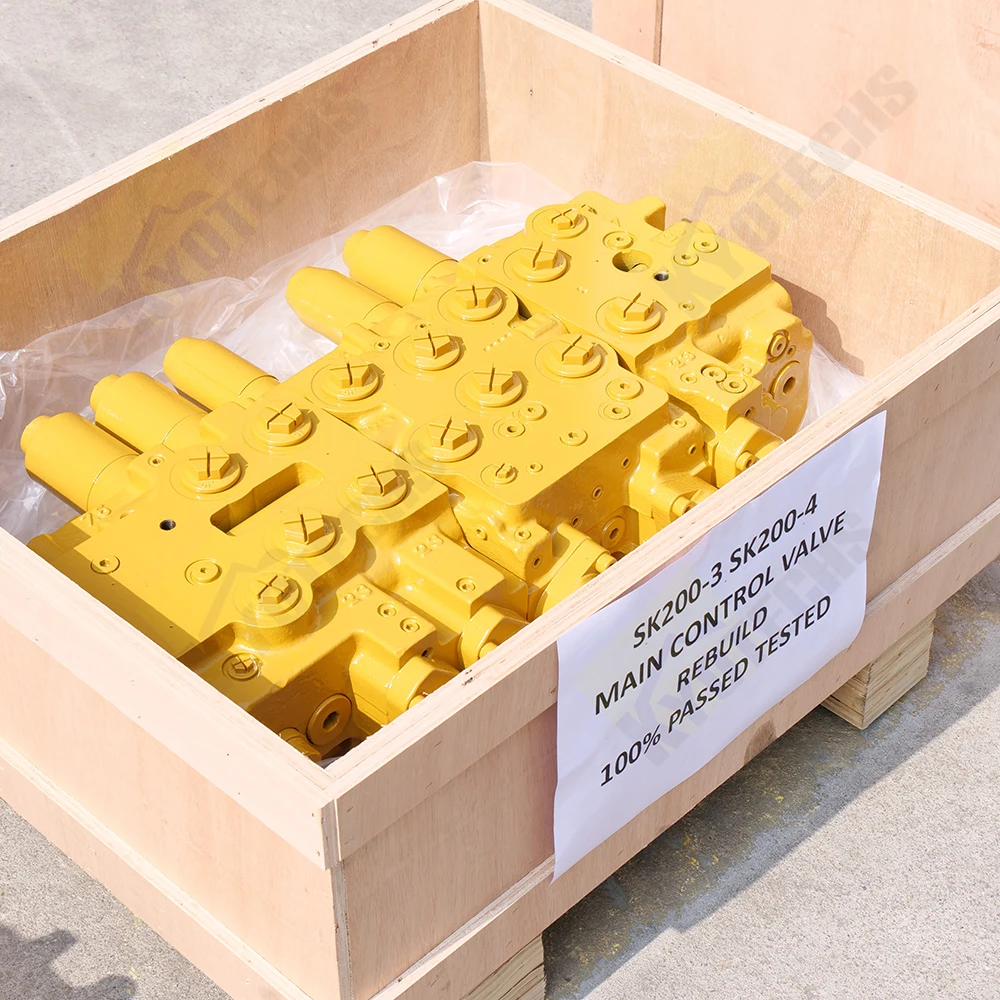 Kyotechs excavator SK200-3 SK200-4 hydraulic main control valve for kobelco excavator parts