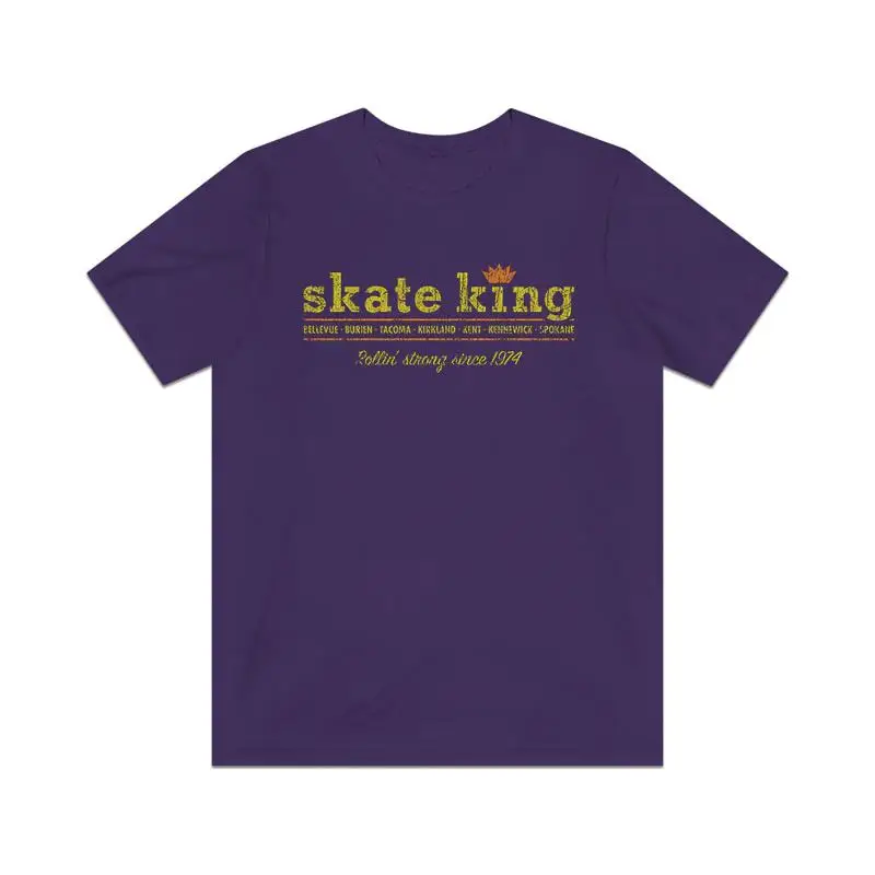 

Винтажная мужская футболка Skate King 1974,