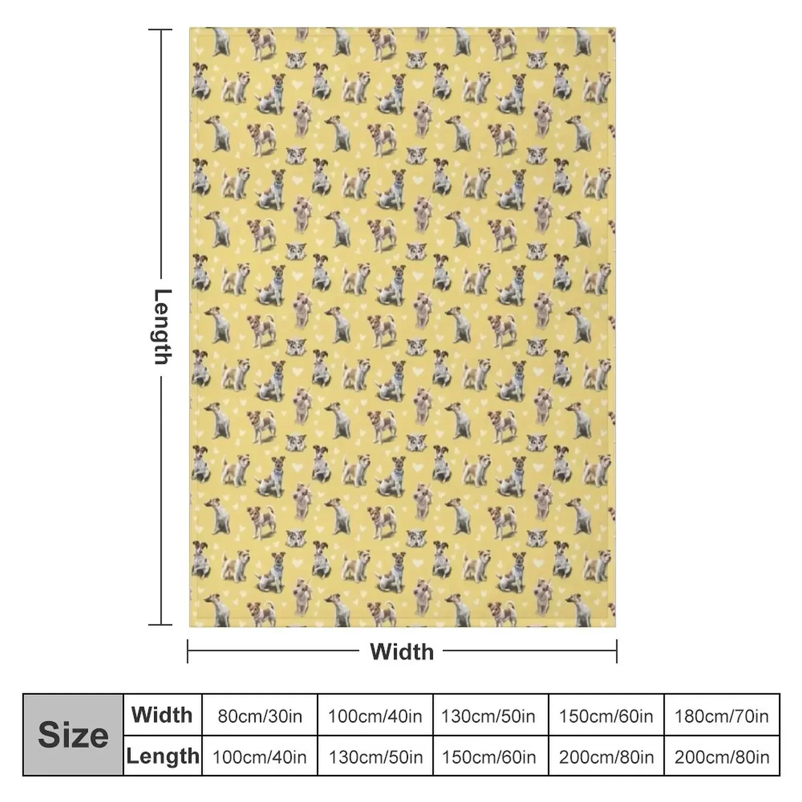 The Jack Russell Terrier Throw Blanket Blankets For Sofas Decorative Sofa Soft Giant Sofa Cute Luxury Designer Blankets