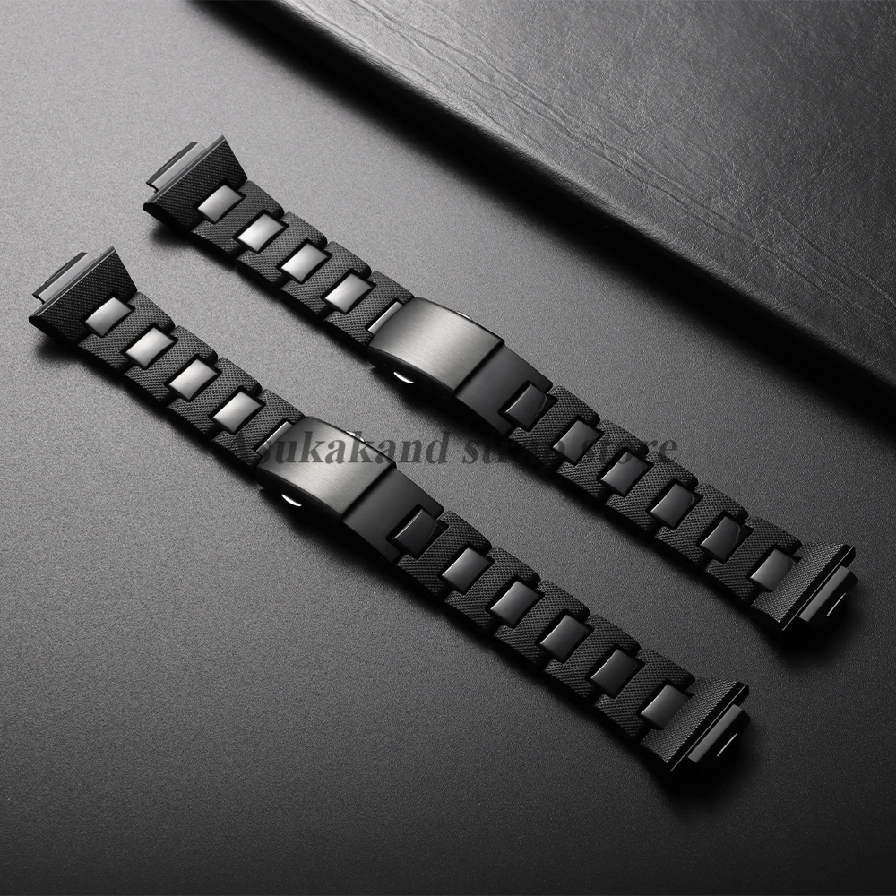 16mm Plastic Steel Strap Watch Band for Casio for G-SHOCK for DW6900 DW9600 GA2100 GW-M5610 Light Weight Men Watch Accessories