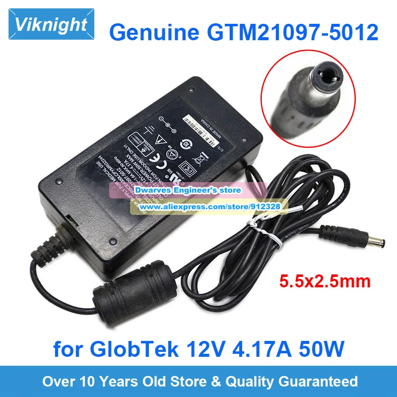 

Оригинальный адаптер переменного тока 12 В 4,17 А 50 Вт GTM21097-5012, зарядное устройство для GlobTek TR9CE4000LCPYMRG2244, медицинский источник питания 5,5x2,5 мм