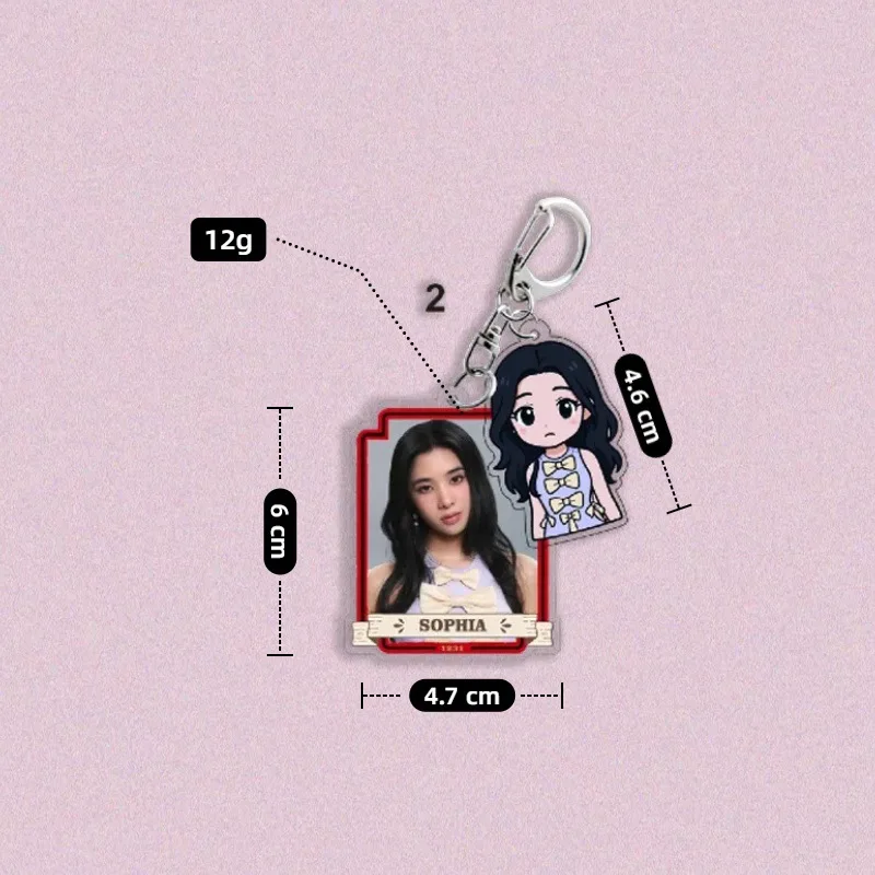 KATSEYE المفاتيح مانون دانييلا صوفيا فتاة مجموعة سيارة حلقة رئيسية حقائب النساء قلادة الديكور الفتيات اللعب الكلاسيكية هدية المبيعات الساخنة