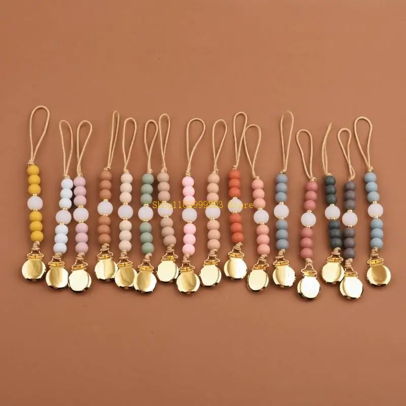 

Stylish & Functional Pacifier Leash Versatile Pacifier Chain Pacifier Clip Gift J0MF