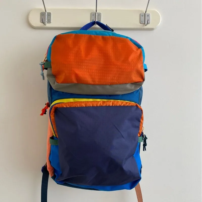 2026 New 16L Dopamine Nylon Backpack for Men's and Women's Mountaineering Travel, Large Capacity Student Practical Backpack