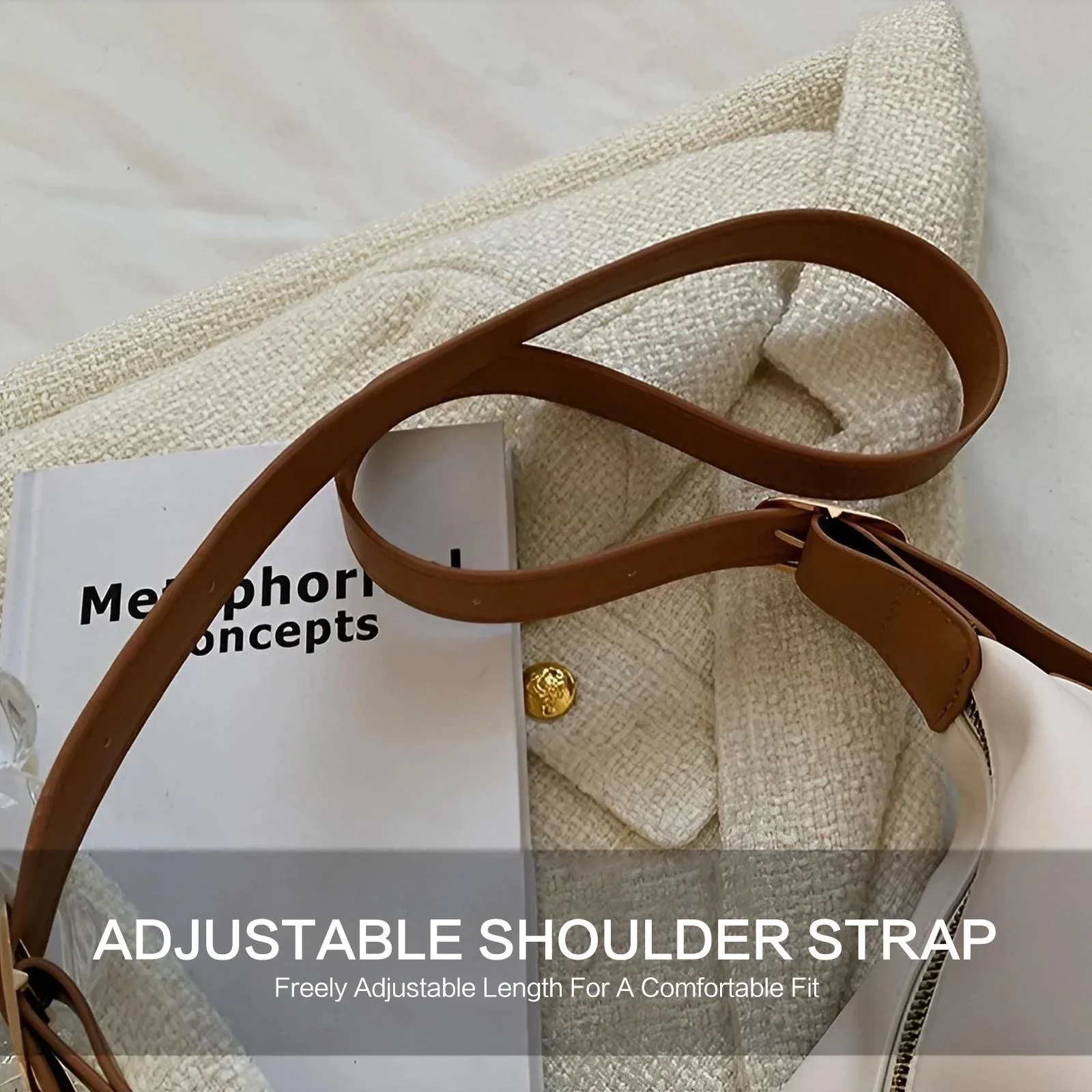 حقيبة كتف جلدية ناعمة صيفية جديدة للنساء حقيبة زلابية كروس شهيرة للتنقل