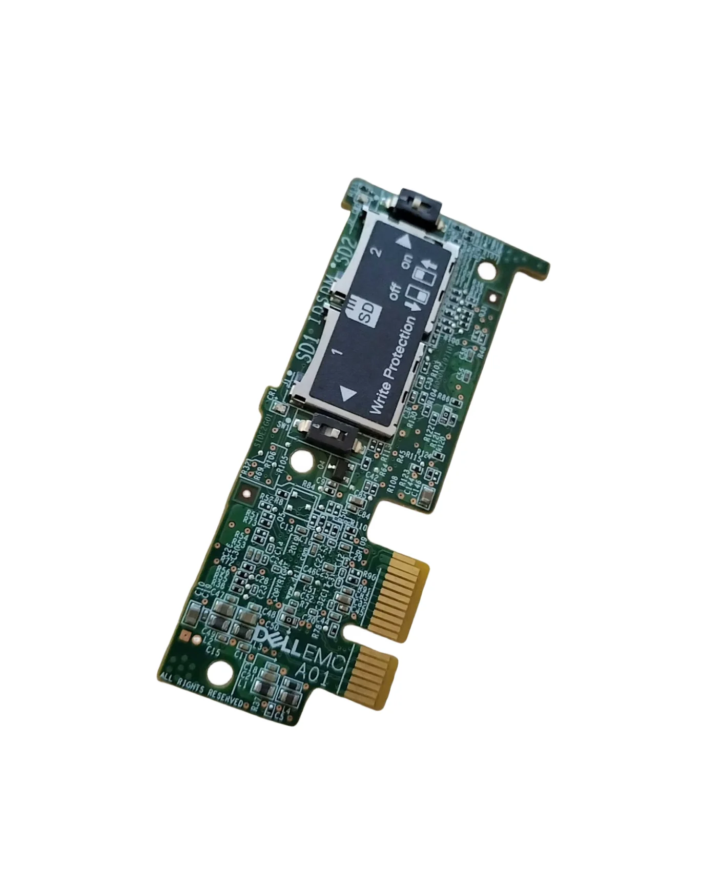 Original RT6JG 0RT6JR FOR DELL DUAL SD FLASH CARD READER POWEREDGE R440 R540 R640 R740 0RT6JG IDSDM 100% Test OK