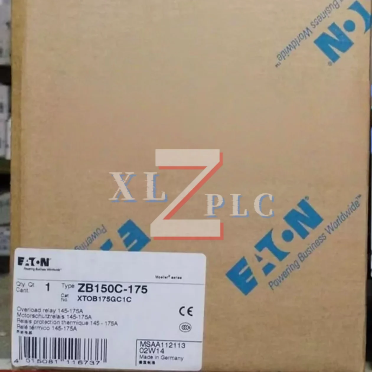 รีเลย์โอเวอร์โหลดความร้อนใหม่ ZB150C-125 ZB150C-150 ZB150C-175
