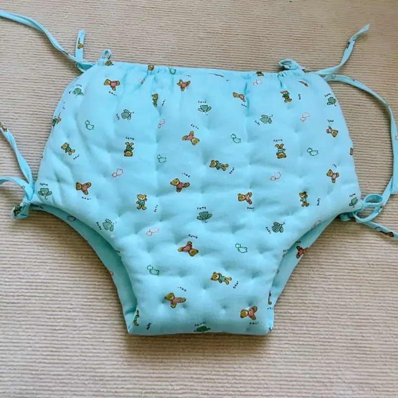 

Тренировочные брюки для взрослых, хлопковое нижнее белье ручной работы, смешанные гладкие водонепроницаемые трусы, толстые пышные трусики