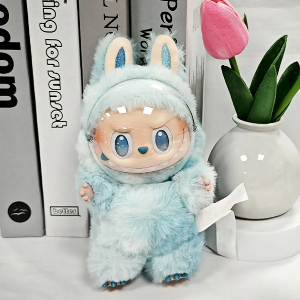 4pcs For SkullPanda doll Protective Acrylic Face Cover Case For