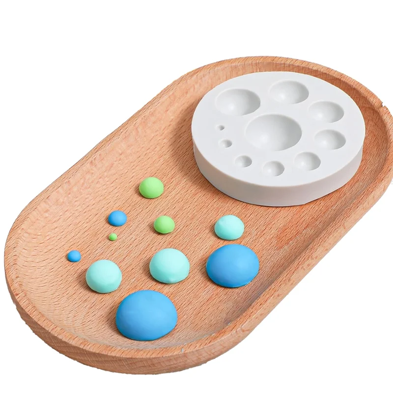 

GYTB-формы из полимерной глины-полукруглые, 10 размеров, создатели шариков из силиконовой глины и формы для сережек для изготовления ювелирных изделий, инструменты для рукоделия Suppli