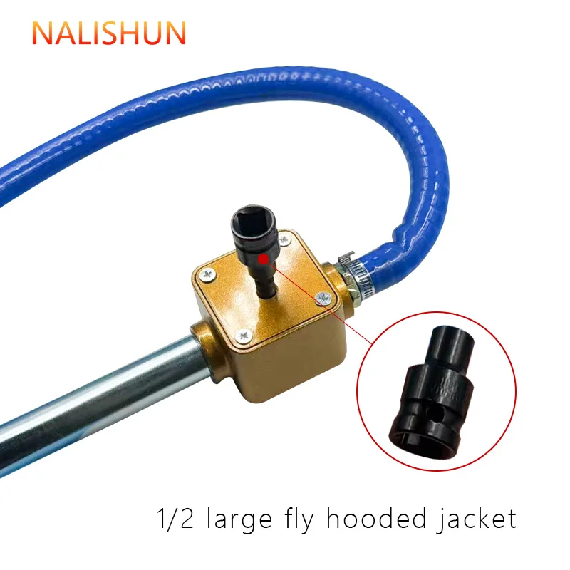 Pompa Minyak Terhubung Kepala Besar 1/2, Cocok untuk Pompa Transfer Bahan Bakar Minyak Kental, Multifungsi, Portabel, Mudah Digunakan