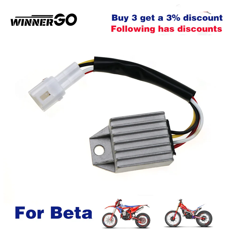 

Voltage Regulator Rectifier For Beta Xtrainer RR 2T 125 250 300 Racing Cross Country 4T 350 498 HUSQVARNA TC TE TX 2728101000