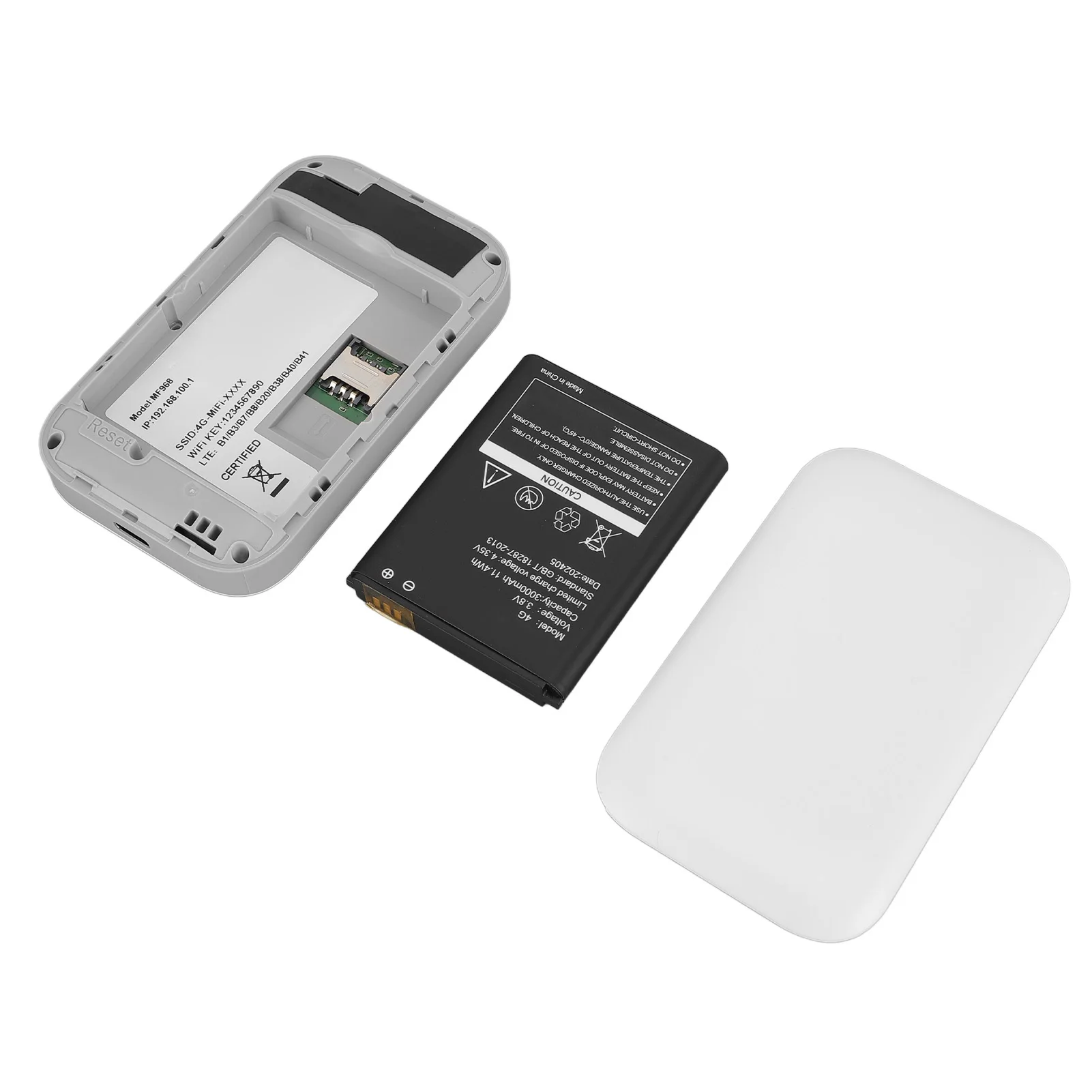 4G 모바일 와이파이 핫스팟 라우터 마이크로 SIM 카드 슬롯 8-10 사용자 3000mAh 배터리 가정 사무실 여행용 5G SIM 카드 지원