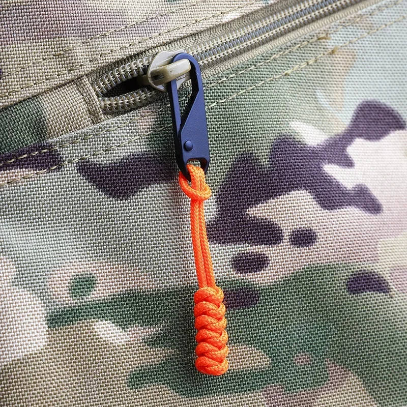 5pcs Handmade Snake Knot Paracord Bag Zipper Puller Drawstring Repaired replacement Zipper Pull Accessories