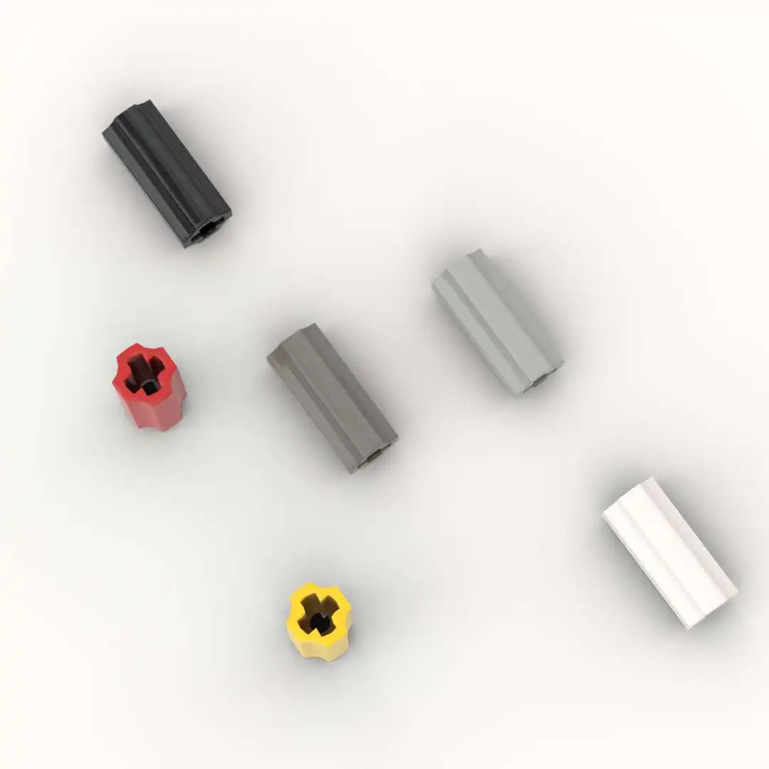 

10PCS Parts Plate 59443 Axle Connector 2L Smooth With Hole Building Blocks 100% Compatible DIY Bricks Toys