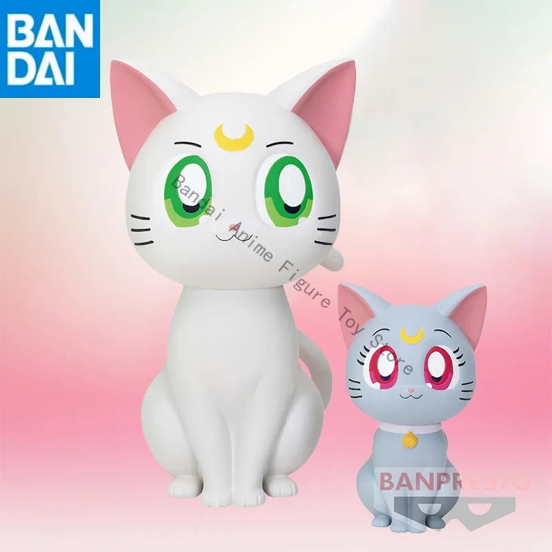 

В наличии Оригинальный BANDAI NAMCO BANPRESTO Sailor Moon SOFVIMATES Artemis and Diana ПВХ 15 см Коллекционная фигурка игрушки в подарок