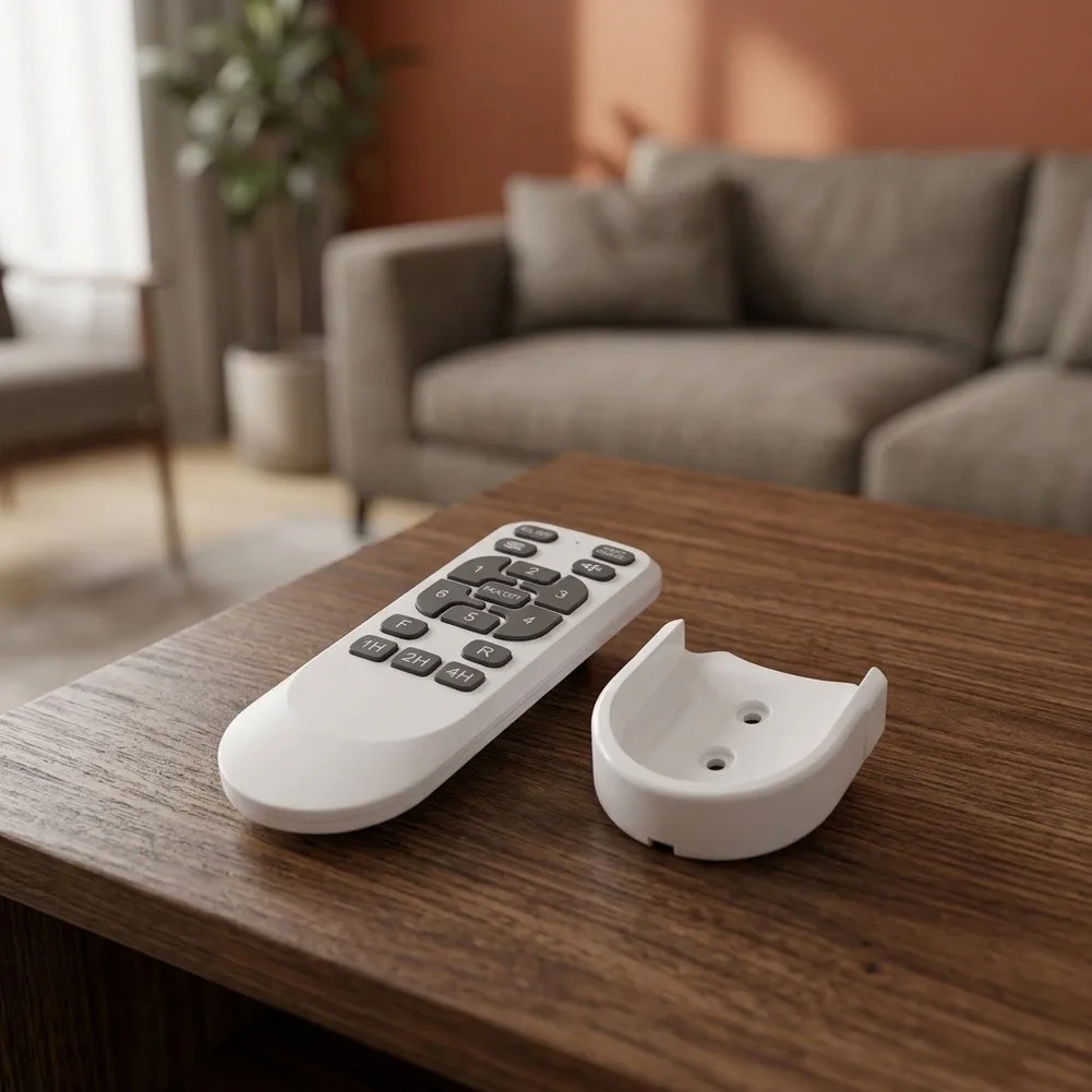 16-Key Remote Control for Invisible Ceiling Light Setups Featuring 6 User-Selectable Airflow and Brightness Options