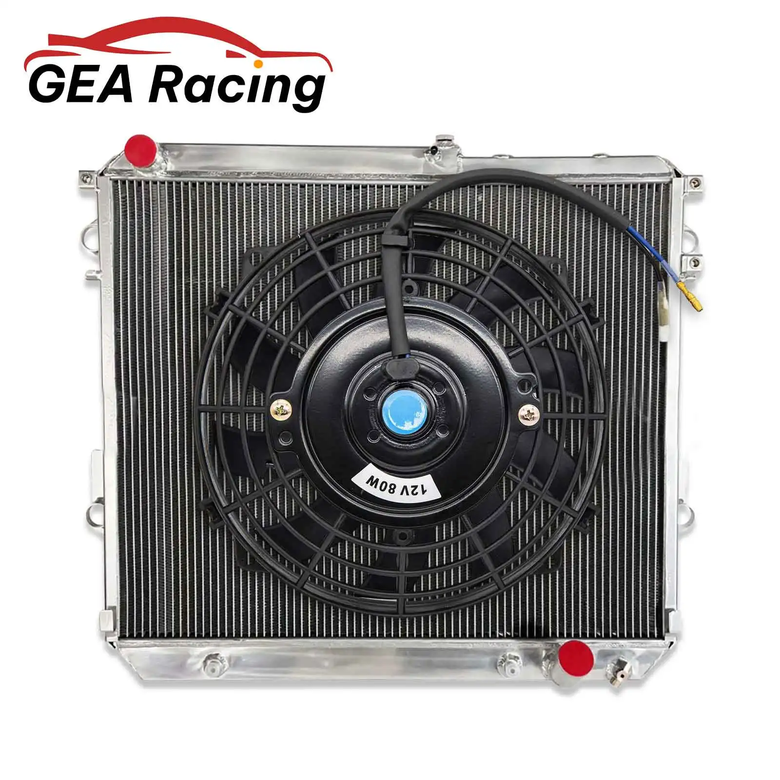 

Aluminum radiator + Fan For 2007-2024 TOYOTA LandCruiser VDJ200L / VDJ200R 4.5D AT MT