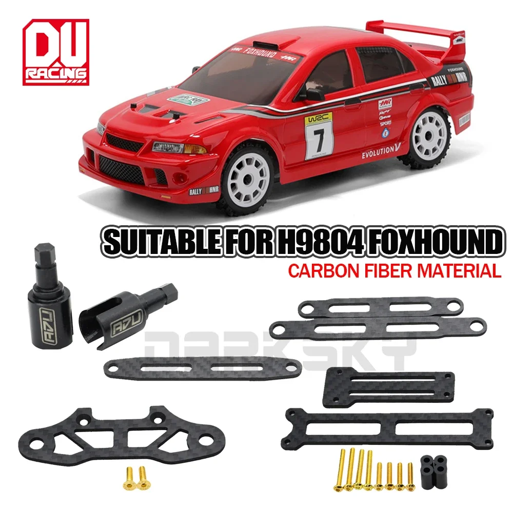 

DU RACING HNR H9804 FOXHOUND Материал из углеродного волокна Обновление аксессуаров 1/10 Модель автомобиля с дистанционным управлением