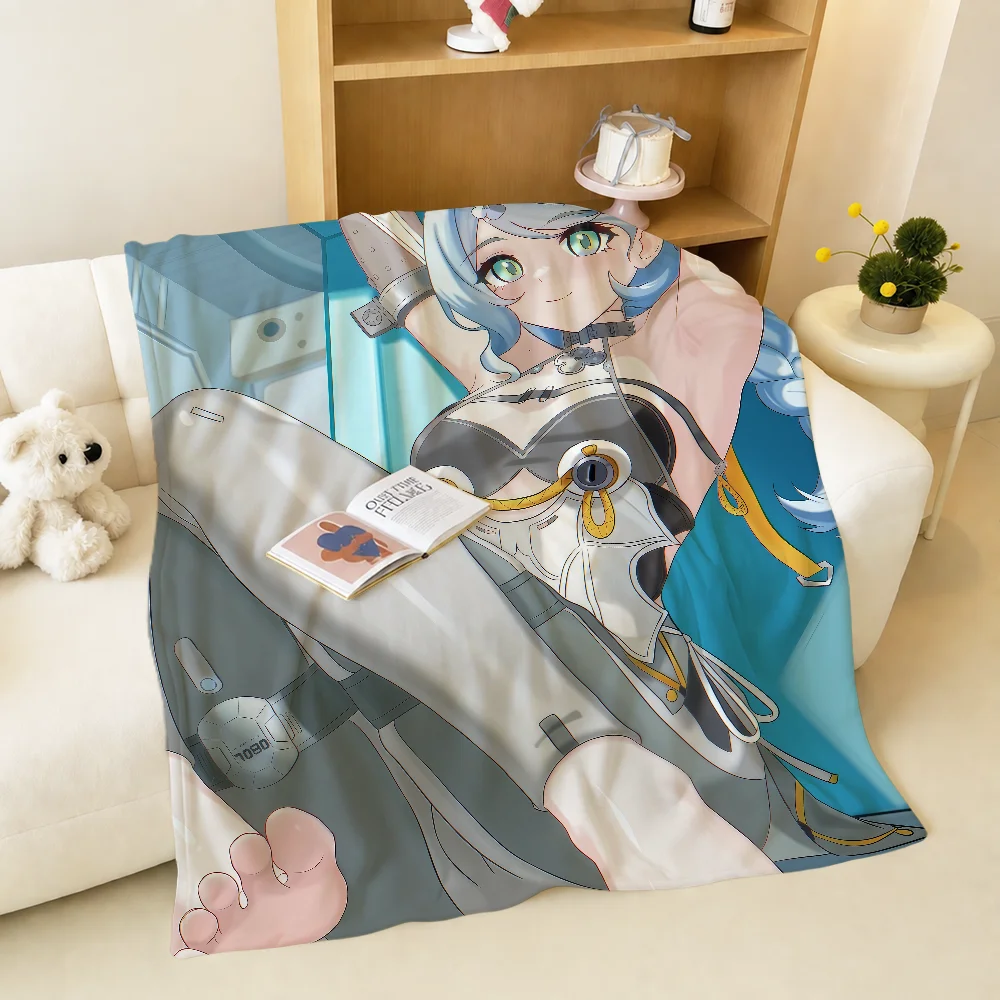 Game Seed Zenless Zone Zero ZZZ Warm Soft Plush Blanket For Sofa Living Room Nap Home Bedroom Travel Gift Flannel Pet Hogar