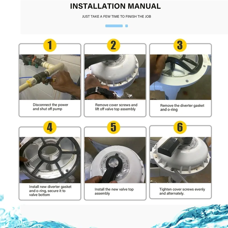 ABBP-272409 Guarnizione ragno deviatore per Pentair G-400 Piscina ad alto flusso e spa Multiporta Valvole da 2 pollici Parti di ricambio per filtro piscina