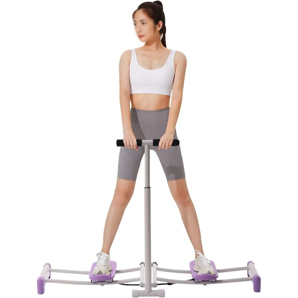 

Leg Exercise Equipment Pelvic Floor Muscle Trainer Inner Thigh Exerciser with Adjustable Rods Leg Strength Training Tool