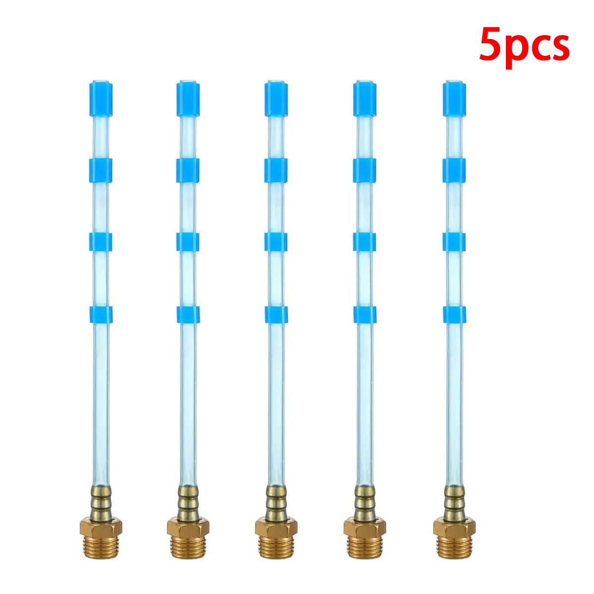 5pcs PU Soft Pipe Rotate Tube For Tornador Cleaning Washing Gun Repair Replancement Accessories