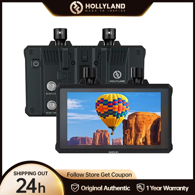 

Hollyland Mars M1 Enhanced 4K Wireles Video Transceiver HDMI-compatible SDI LUT Transmitter Receiver Camera Field Monitor