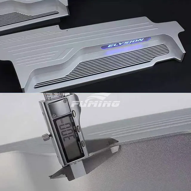 오디세이 엘리시온 편리한 알루미늄 합금 문턱 스트립 업그레이드 편안한 금속 페달 크리스탈 실리콘 자동차 키트 대시 키트