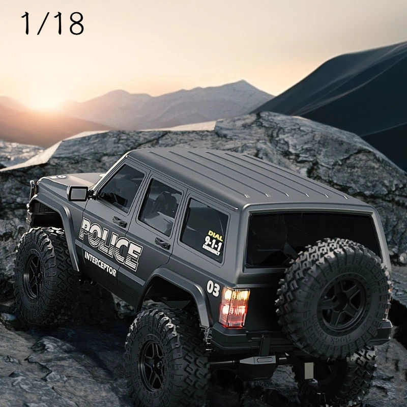 Nowy produkt 1:18 Cherokee symulacja samochodu wspinaczkowego łączone światła RC w pełni proporcjonalny zdalnie sterowany samochód terenowy