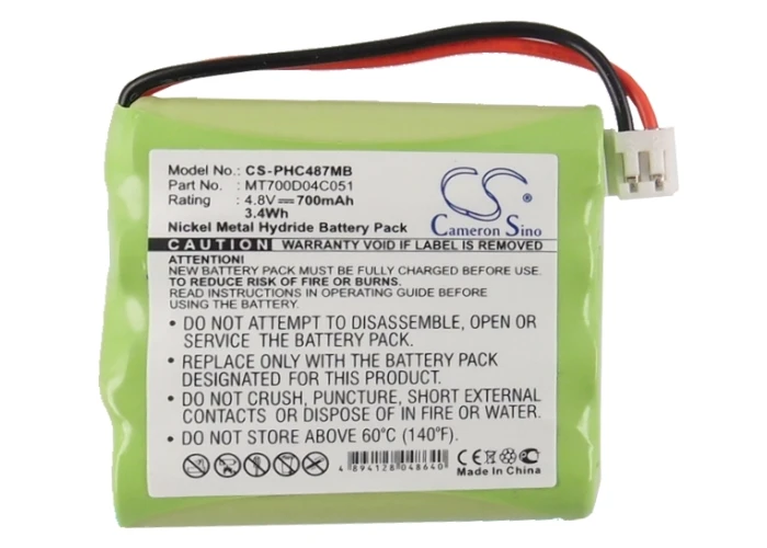 CS 700mAh  Battery For Philips MT700D04C051 Avent SDC361   Harting & Helling Janosch MBF5151  Janosch MBF4080 MBF5050  MBF5151